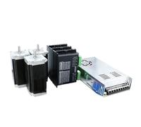 GuidNaurys Nema 23 Stepper Motor Driver Kit 3N.m 3A 425oz.in 57x57x112mm Stepper Motor 350W 36V Power Supply 2 Phase Step Driver stage Assembly