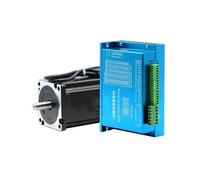 GuidNaurys Nema 34 Closed Loop Stepper Motor Kit HBS860H Hybrid Servo Step Driver 3 Meter Cable 80mm 118mm 156mm 86x86mm Frame Step Motor stage Assembly(8.5N.m)