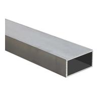 GuidNaurys Square Metal Aluminium Tube Pipe Length DIY Material for Model Part Accessories DIY Car Frame Hollow Seamless(49cmx10mmx10mmx1.8mm)
