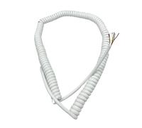 GuidNaurys Undraw 3 Meters Tailboard Spring Helical Cable 9-Core 0.2mm Hydraulic Lifting Elastic Wire Spiral Cable Retractable Cord