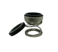 GuidNaurys Water Pump Mechanical Shaft Seal 12mm to 100mm ID Tungsten Carbide Ring Alloy FKM Single Spring Mechanical Seal Water Leakage(35mm ID)