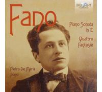 Guido Alberto Fano - Piano Sonata In E - Quattro Fantasie - CD - G3z