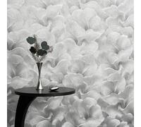 Guido Maria Kretschmer non-woven wallpaper floral silver metallic (4,27£/1qm)