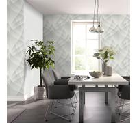 Guido Maria Kretschmer non-woven wallpaper graphic pattern grey gloss (3,56£/1qm