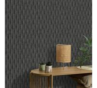 Guido Maria Kretschmer non-woven wallpaper waves concrete black (4,27£/1qm)