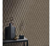 Guido Maria Kretschmer non-woven wallpaper waves concrete brown grey (4,27£/1qm)