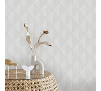 Guido Maria Kretschmer nonwoven wallpaper textile look graphic grey (4,27£/1qm)