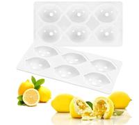 Guidre Lemon Silicone Mould, 3D Mango Silicone Mould, Lemon Cake Dessert Mousse Baking Moulds, Non-Stick Baking Mould, Cedric Grolet Moulds for Muffins, Cupcakes, Cakes, Pudding, Ice Cubes and Jelly