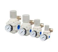 GUIFANG Pressure regulator valve for pneumatic compressed air compressor AR2000-02 AR3000-03 AR4000-04 (1/4", 3/8", 1/2")(AR2000-02)