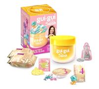 GuiGui by Salish Slime Making Kit - Yellow cloud Slime Making Set with Charms, Foam Balls & Glitter - Soft Stretchy Slime Toy, Creative Craft Kit Gift for Kids Girls & Boys