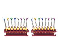 Guihydur 16 Pcs Watch Screwdrivers with Metal Stand Tool for Watch Repair Watch Screwdriver Set
