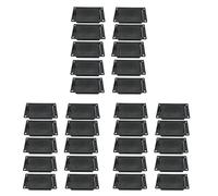 Guihydur 30Pcs 9V Battery Box/Holder/Case Compartment Cover with 9 Volt Battery Clip for Guitar Bass Pickup Replacement Accessory