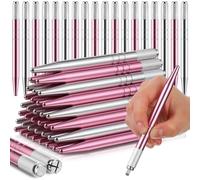 Guihydur 50 Count Microblading Pens Manual Eyebrow Pencils Microblading Supplies Aluminum Microblading Hand Tools for Cosmetics Easy to Use A