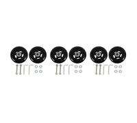 Guihydur 6 Set Luggage Suitcase Replacement Wheels OD 80mm
