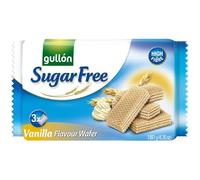 GuIIon Sugar-Free Vanilla Wafers 4 Pack x 210g - Digestives Vaniand Chip Cookies - Enjoy the Wonderful Taste Of Chocolate Wafers But Without All Of The Added Sugars