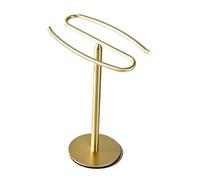 GUIJIALY Gold Towel Rail Stand Freestanding Towel Rack Stainless Steel Towel Rack Stand Tower Bar for Bathroom Vanity
