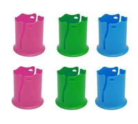 Guijinhao 6 PCS Paddle Board Drink Holder, Universal Kayak Water Bottle Holder Multifunctional Anti-Toppling Paddleboard Cup Holder Kayak Paddle Board Outdoor Fishing Accessories (3 Colors) (C31-6)