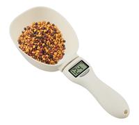 GUIJZSLTRG Pet Food Measuring Scoop Scale with LED Display, Kitchen Digital Food Measuring Spoon for Dog Cat, Precise Dog Food Measuring Cup with Removable Handle for Measuring Pets Food (No Battery)