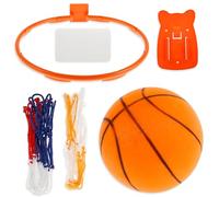 GUIJZSLTRG Silent Basketball Size 7 for Training in the Room Lightweight 24cm Quiet Basketball with Basket Soft Flexible Low Noise Training Ball for Boys and Girls Exercise