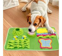 GUIJZSLTRG Snuffle Mat for Dogs, 43x70cm Rectangular Felt Cloth Slow Eating Mat Interactive Dog Puzzle Toy for Boredom and Mental Stimulation, Enrichment Feeding Game fit Medium Small Dogs