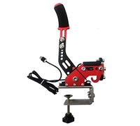 Guil Vim 64 Bit USB Handbrake for PC Racing Games - Compatible With Logitech G27 G29 G920 G923 T248 T500 T300 PXN V10 - Simulate Linear Handbrake (Red)