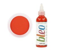 Guild Lane Bleo Fabric Paint - Upcycle & Transform Textiles, Wood and Cork - Non-Toxic, Waterproof & Fade-Resistant - Easy to Apply Paint (Poppy Red, 100ml)