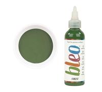 Guild Lane Bleo Fabric Paint - Upcycle & Transform Textiles, Wood and Cork - Non-Toxic, Waterproof & Fade-Resistant - Easy to Apply Paint (Forest, Green, 100ml)