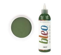 Guild Lane Bleo Fabric Paint - Upcycle & Transform Textiles, Wood and Cork - Non-Toxic, Waterproof & Fade-Resistant - Easy to Apply Paint (Forest, Green, 250ml)