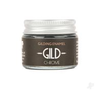 Guild Lane GILD Gilding Enamel Paint, Chrome (15ml Jar) GDCH0015