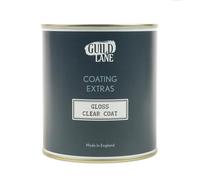 Guild Lane Gloss Clear Top Coat - Non-Yellowing Protective Acrylic Paint Sealer for Easy Application, Exceptional Coverage - Multi-Surface, Non-Toxic Clear Waterproofing Paint - 500ml