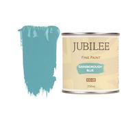 Guild Lane Jubilee Furniture Paint - Gainsborough Blue 250ml - Multi-Surface Paint for Wood, Metal, Glass & More - Durable, Water-Based, Soft Sheen Finish - No Primer or Wax Needed