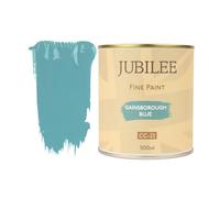 Guild Lane Jubilee Furniture Paint - Gainsborough Blue 500ml - Multi-Surface Paint for Wood, Metal, Glass & More - Durable, Water-Based, Soft Sheen Finish - No Primer or Wax Needed