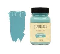 Guild Lane Jubilee Furniture Paint - Gainsborough Blue 60ml - Multi-Surface Paint for Wood, Metal, Glass & More - Durable, Water-Based, Soft Sheen Finish - No Primer or Wax Needed
