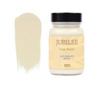 Guild Lane Jubilee Furniture Paint - Old English White 60ml - Chalk Paint Alternative for Wood, Metal, Glass & More - Durable, Water-Based, Soft Sheen Finish - No Primer or Wax Needed