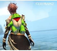 Guild Wars 2 - Green Plush Quaggan Backpack Cover DLC Arena.Net CD Key