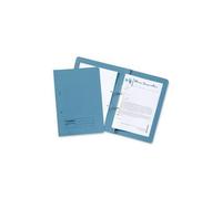 Exacompta Guildhall Transfer Spiral Pocket File Foolscap Blue Pack 25