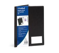 Guildhall A4 Display Book 24 Pocket Black - Cdb24z