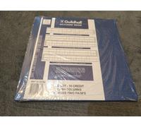 Exacompta Guildhall Account Book 51/4-16Z – 298×305mm Hardback Vinyl, 95gsm, Sewn, 4D/16C