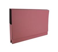 Exacompta Guildall Document Wallet Foolscap Pack of 50 315gsm, Pink