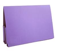 Guildhall Double Pocket Wallet 214-MVEZ A4, Foolscap Flap Manilla Landscape 38 (W) x 27 (D) x 14 (H) cm Mauve Pack of 25
