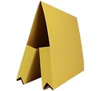 Guildhall Double Pocket Wallet 214-YLWZ A4, Foolscap Flap Manilla 315 gsm Landscape 38 (W) x 27 (D) x 14 (H) cm Yellow Pack of 25