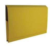 Guildhall Full Flap Pocket Wallet Foolscap Yellow (50 Pack)