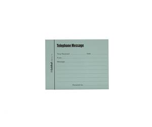 Guildhall GH110BU Telephone/Message Pad - Blue