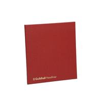 Guildhall Headliner Account Book Casebound 298X273mm 6 Debit 12 Credit 80 Pages Red - 48/6-12Z