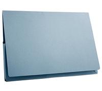 Guildhall Legal Document Wallet Full Flap 315gsm W356xH254mm Blue Ref PW3-BLUZ [Pack 50]