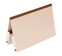 Guildhall Double Pocket Legal Wallet Reinforced Manilla Foolscap 315gsm Buff (Pack 25) - 218-BUFZ