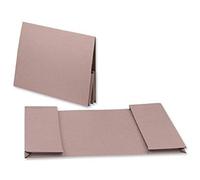 Guildhall Legal Wallet Double Pocket Manilla 315gsm 2x35mm Foolscap Buff Ref 214-BUFZ [Pack 25]