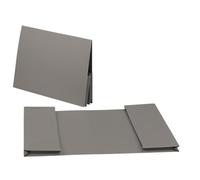 Guildhall Legal Wallet Double Pocket Manilla 315gsm 2x35mm Foolscap Grey Ref 214-GRYZ [Pack 25]
