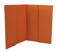Exacompta Document Wallet Guildhall 214-ORG Double-Pocket Foolscap 315gsm Orange Pack of 25