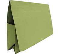 Guildhall Probate Document Wallet PRW2-GRNZ A4, Foolscap Flap Manilla Landscape 37 (W) x 26.5 (D) x 7 (H) cm Green Pack of 25